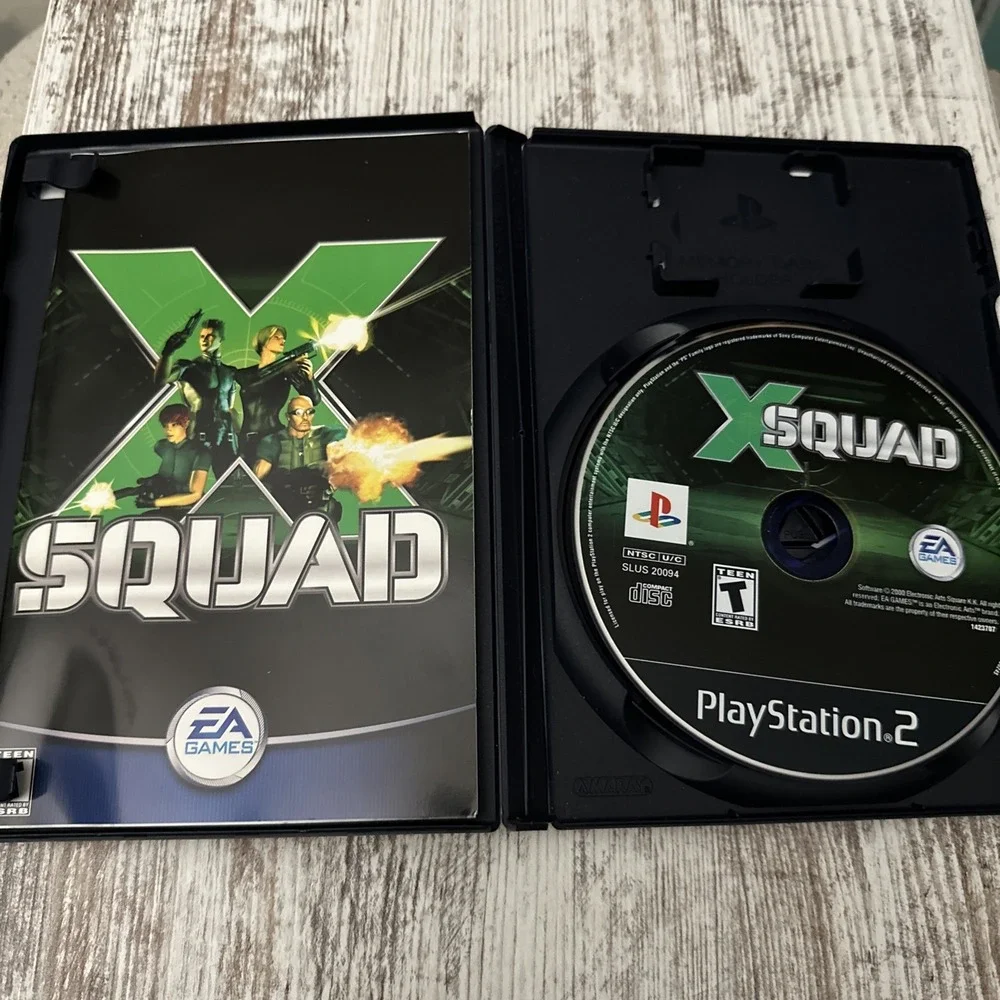 X Squad (Sony PlayStation 2, 2000) PS2 With Manual